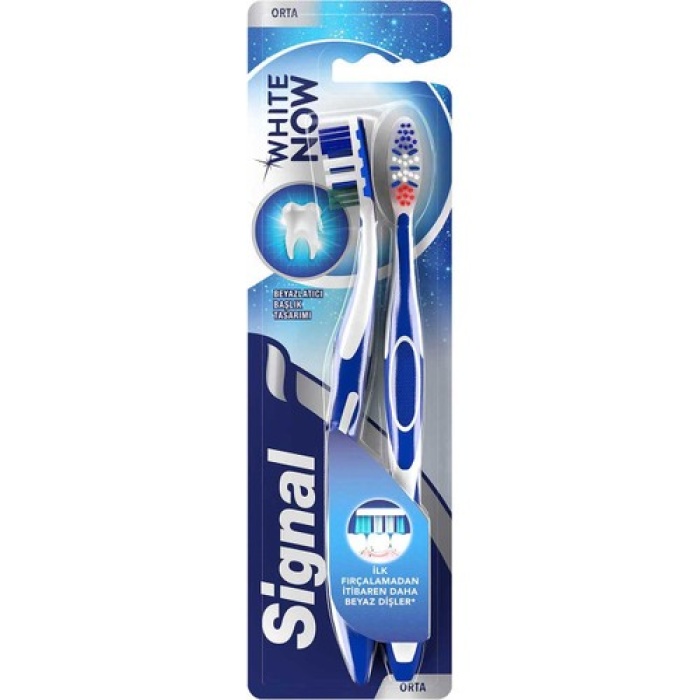 Signal Diş Fırçası White Now Beyaz Dişler 1+1