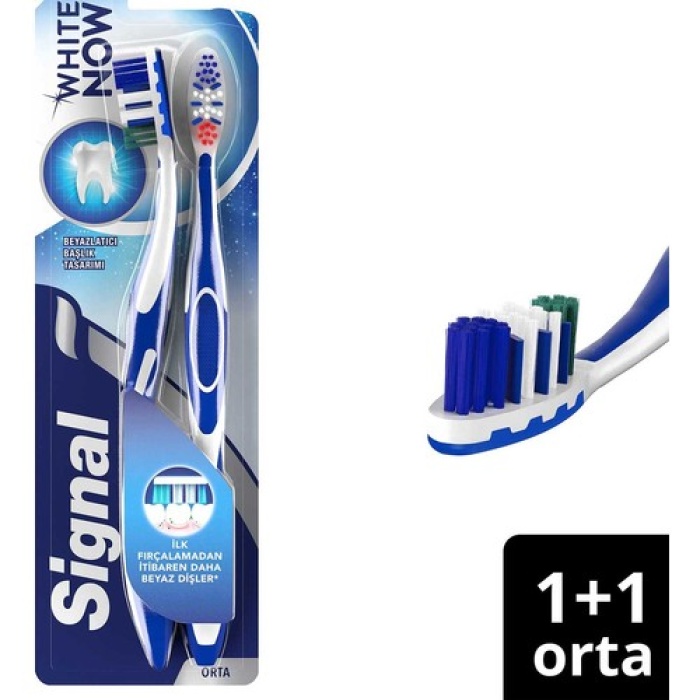 Signal Diş Fırçası White Now Beyaz Dişler 1+1