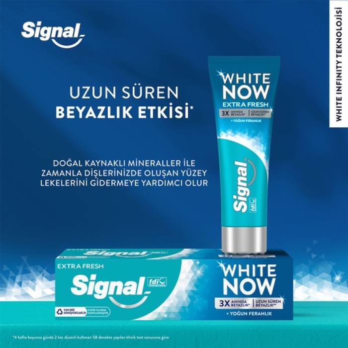Signal Diş Macunu White Now Extra Ferahlık 75Ml