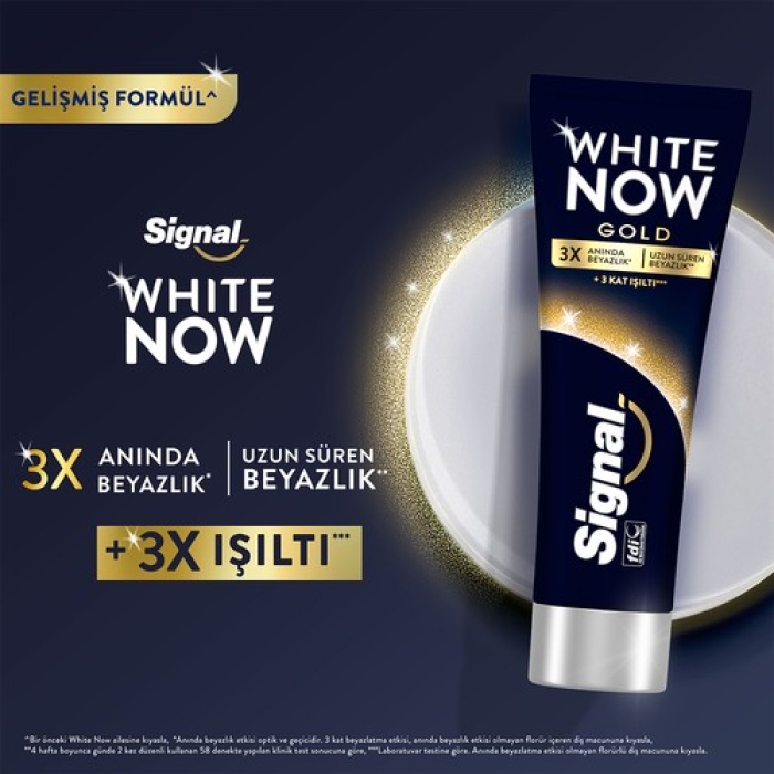 Signal Diş Macunu White Now Gold 75Ml