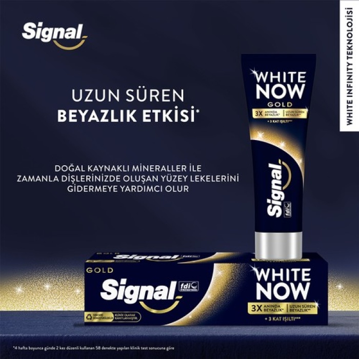 Signal Diş Macunu White Now Gold 75Ml