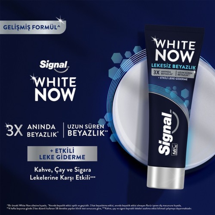 Signal Diş Macunu White Now Lekesiz Beyazlık 75Ml