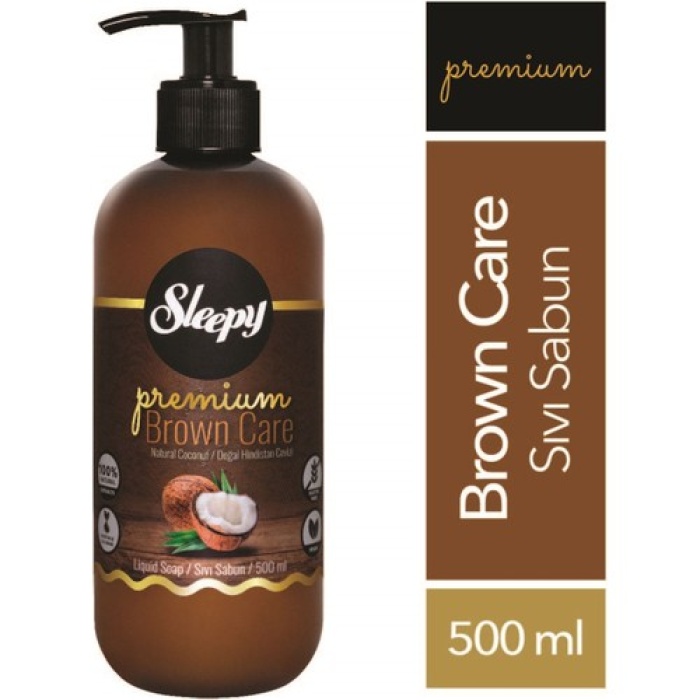 Sleepy Sivi Sabun Premium Brown Care Doğal Hindistan Cevizi 500 Ml