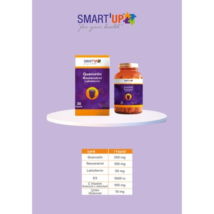 Smart Up Quercetın 30 Kapsul
