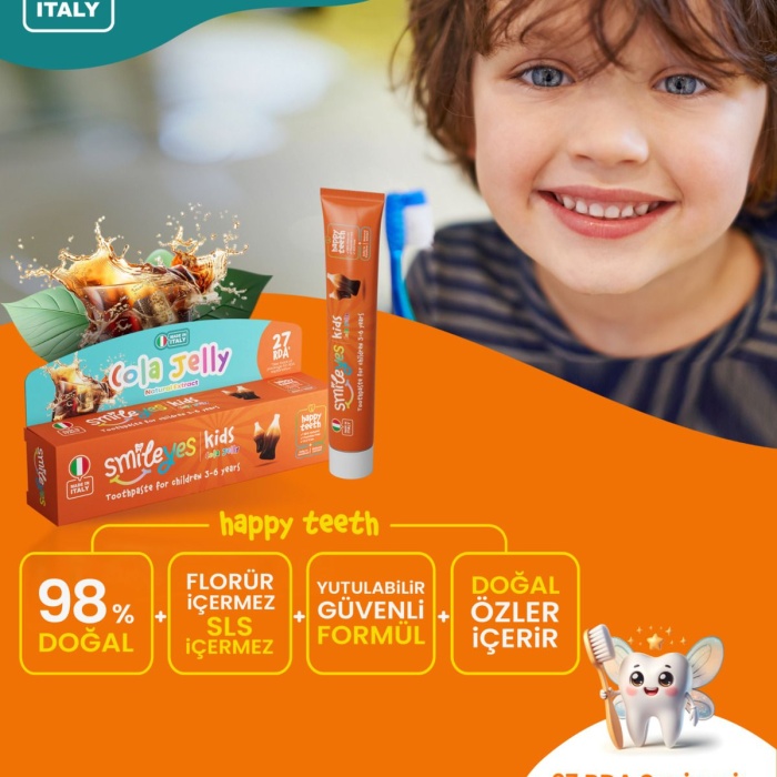 Smıleyes Dıs Macunu 50Ml Kıds 3 - 6 Yas Cola Jeely