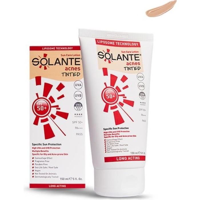 Solante Acnes Tinted Spf50 150 Ml