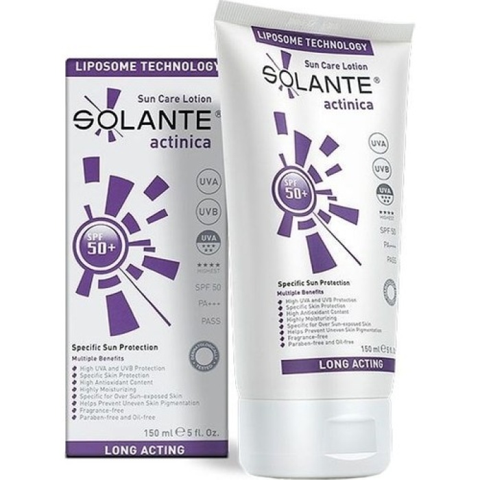 Solante Actinica Güneş Koruyucu Losyon Spf50+ 150Ml