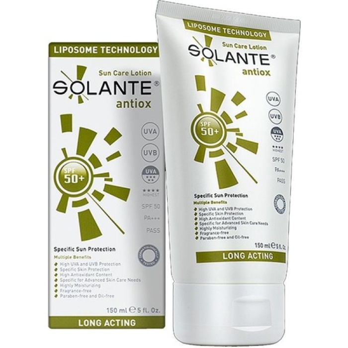 Solante Antiox Anti-Aging Etkili Güneş Koruyucu Losyon Spf50+ 150Ml