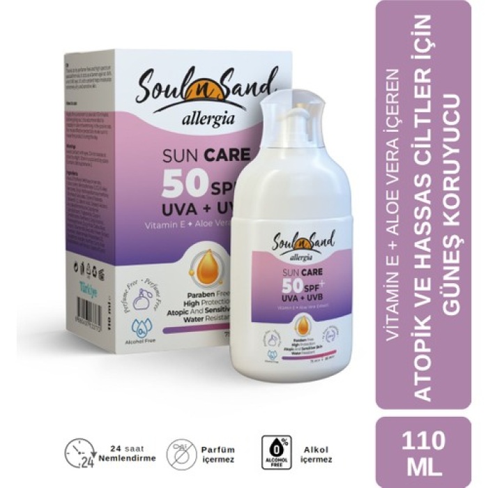 Soulnsand Allergıa Sun Care 50 Spf + Kutulu 110 Ml