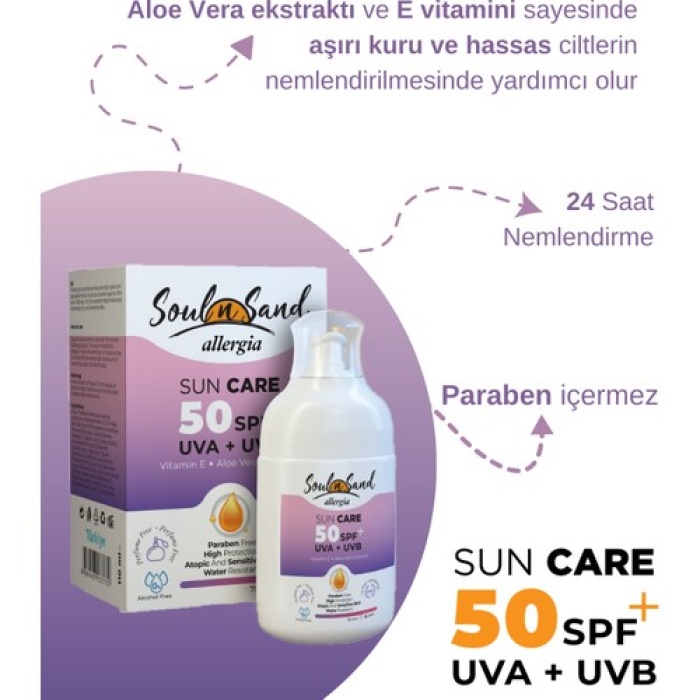 Soulnsand Allergıa Sun Care 50 Spf + Kutulu 110 Ml
