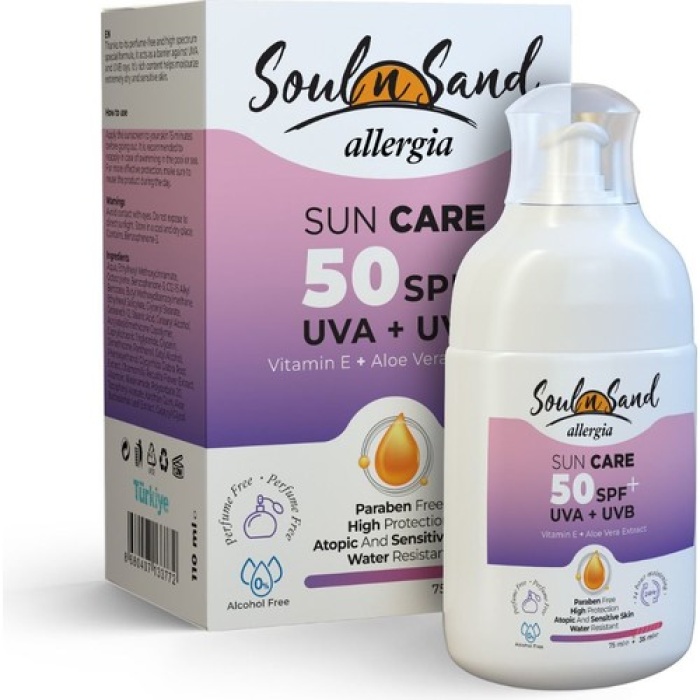 Soulnsand Allergıa Sun Care 50 Spf + Kutulu 110 Ml