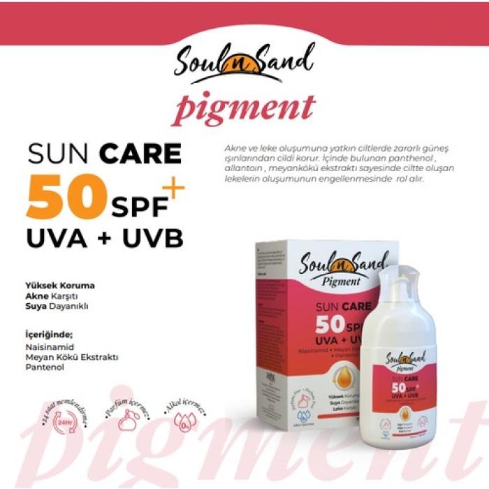 Soulnsand Pıgmenta Sun Care 50 Spf + Kutulu 110 Ml