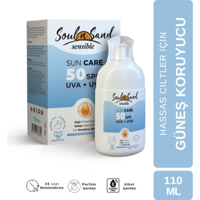 Soulnsand Sensible Sun Care 50 Spf + Kutulu 110 Ml