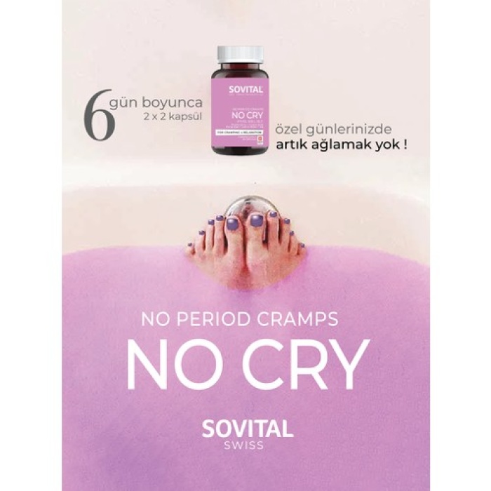 Sovital No Cry Regl Dönemine Özel 48 Kapsül