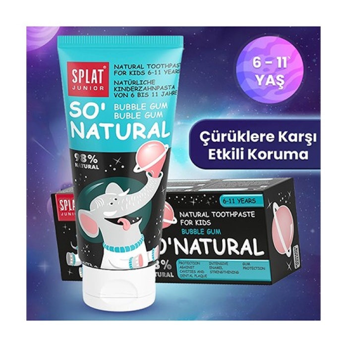Splat Macun 73G Cocuk 6-11 Yas Bubble Gum