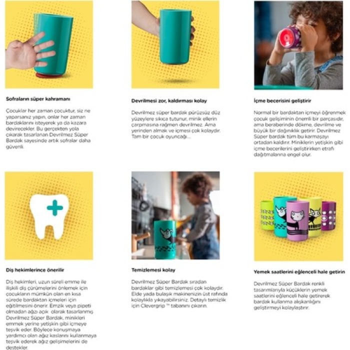 Tommee Tippee Devrilmez Bardak / No Knock 44730875