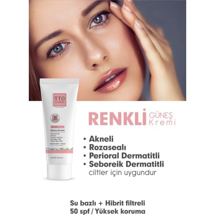 Tto Clinic Renkli Güneş Kremi 70Ml