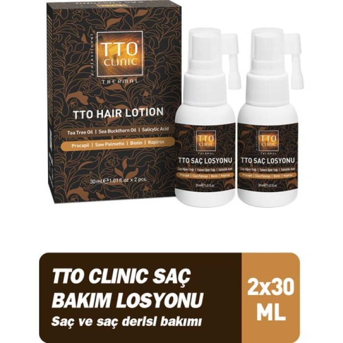 Tto Clinic Saç Losyonu 30Ml X 2 Adet