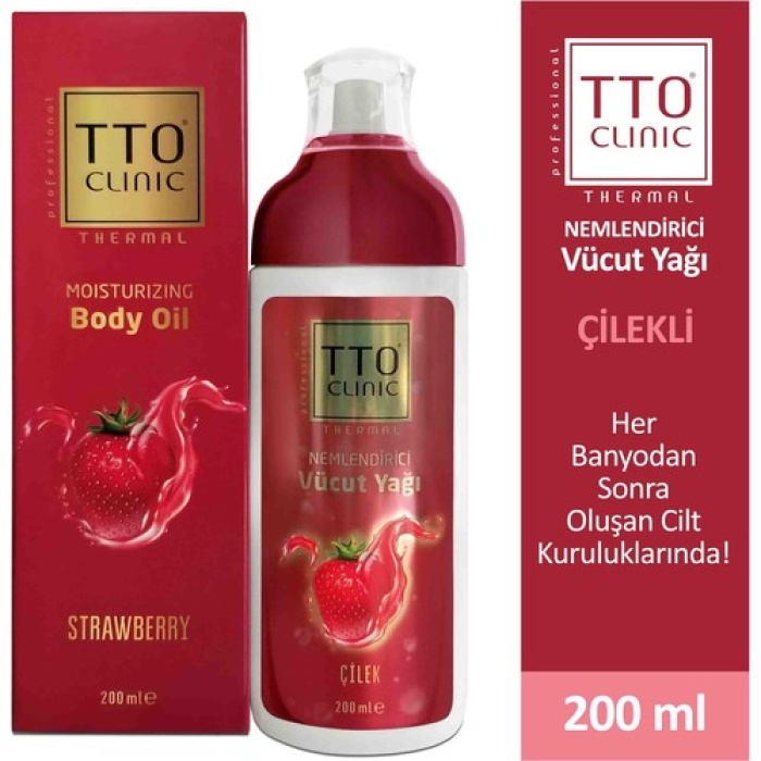 Tto Clinic Vücut Yağı Çilek 200Ml