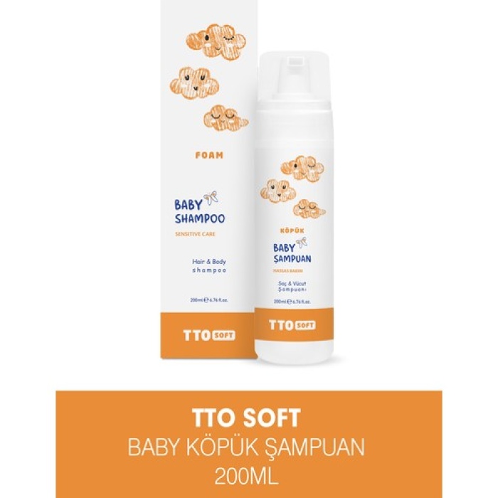 Tto Soft Bebek Köpük Şampuan 200Ml