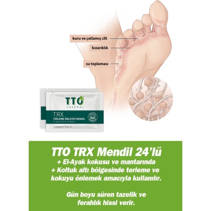 Tto Thermal Trx Terleme Önleyici Mendil 24 Adet