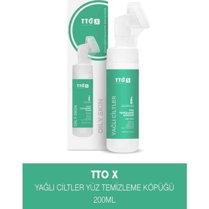 Tto-X Aplikatörlü Yüz Temizleme Köpüğü Yağlı 200 Ml