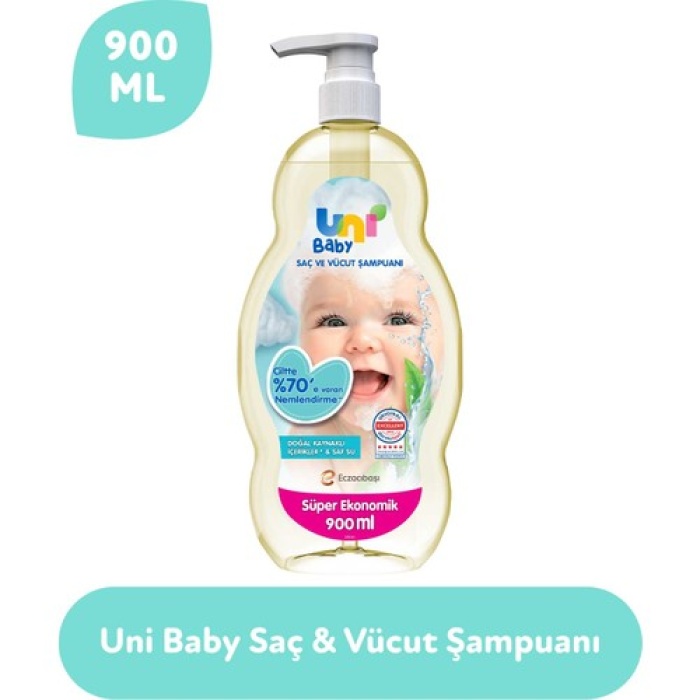 Uni Baby Şampuan 900 Ml