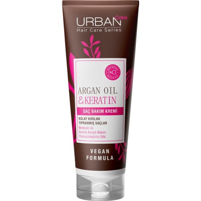 Urban Argan Oil & Keratin Saç Bakım Kremi Yıpranmış Saçlar 250Ml