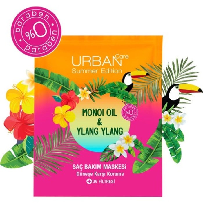 Urban Care Summer Monoi & Ylang Ylang Pre Hair Maske 50Ml