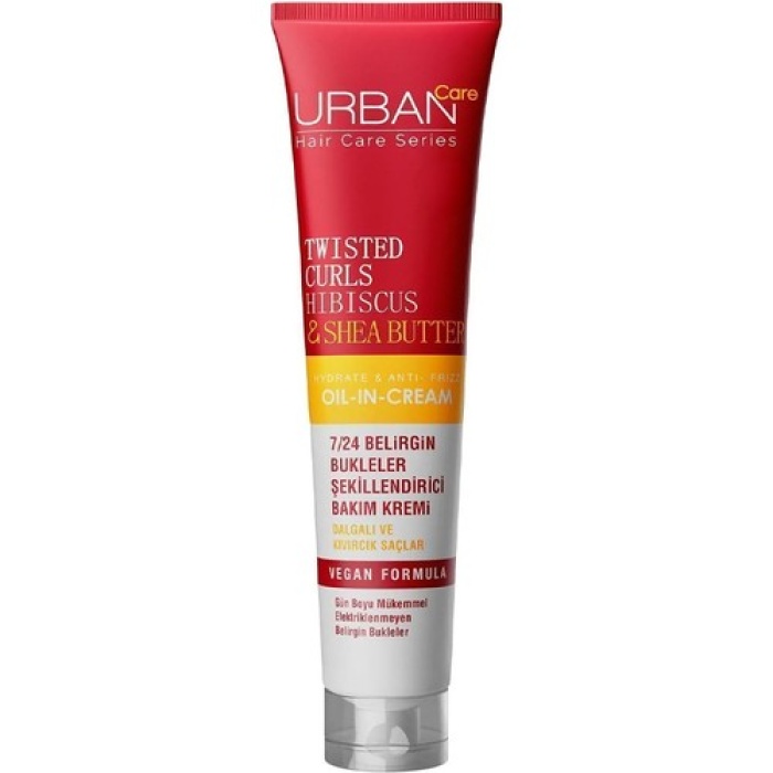 Urban Curl Hibiscus Water & Shea Butter Durulanmayan 7/24 Saç Bakım Kremi 175Ml