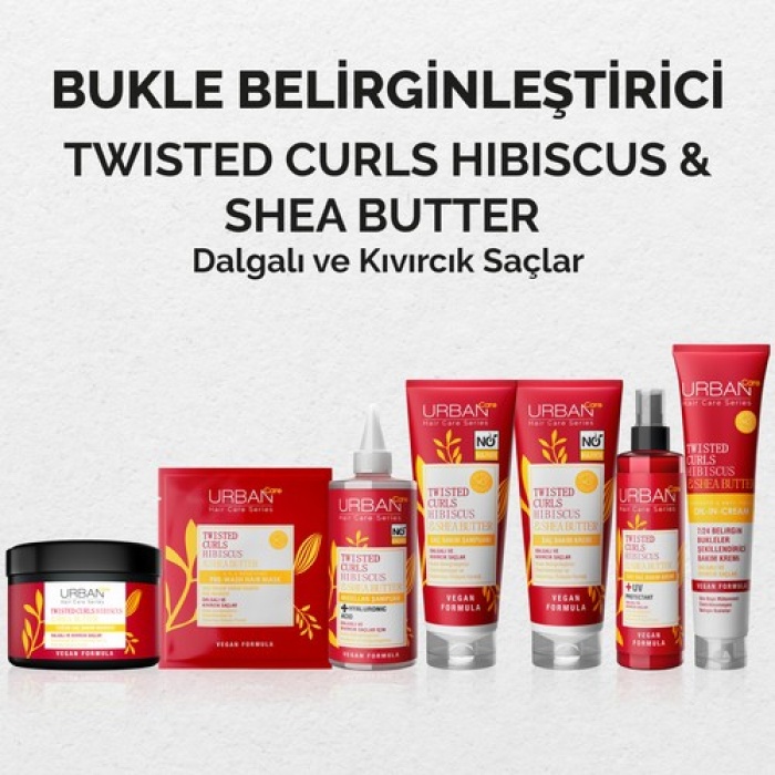 Urban Curl Hibiscus Water & Shea Butter Durulanmayan 7/24 Saç Bakım Kremi 175Ml