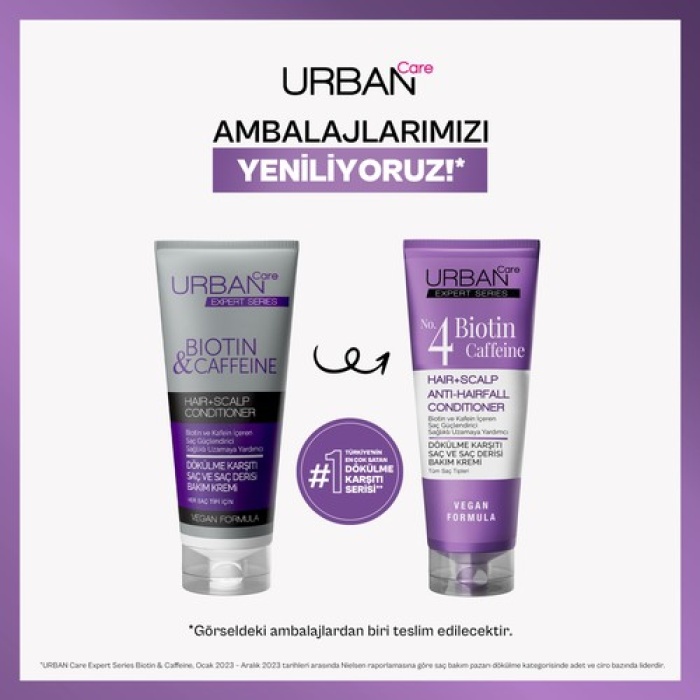 Urban Expert Biotin & Caffein Conditioner Saç Bakım Kremi 200Ml