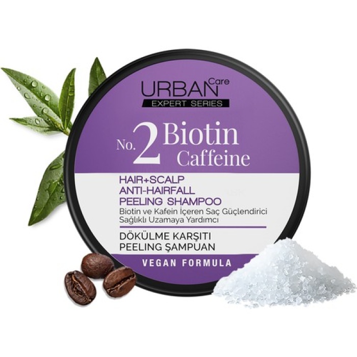 Urban Expert Biotin & Caffein Peeling Şampuan 200Ml