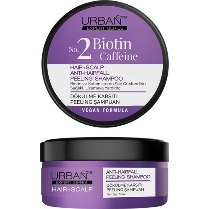 Urban Expert Biotin & Caffein Peeling Şampuan 200Ml