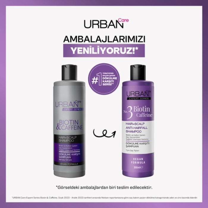 Urban Expert Biotin & Caffein Şampuan 350Ml
