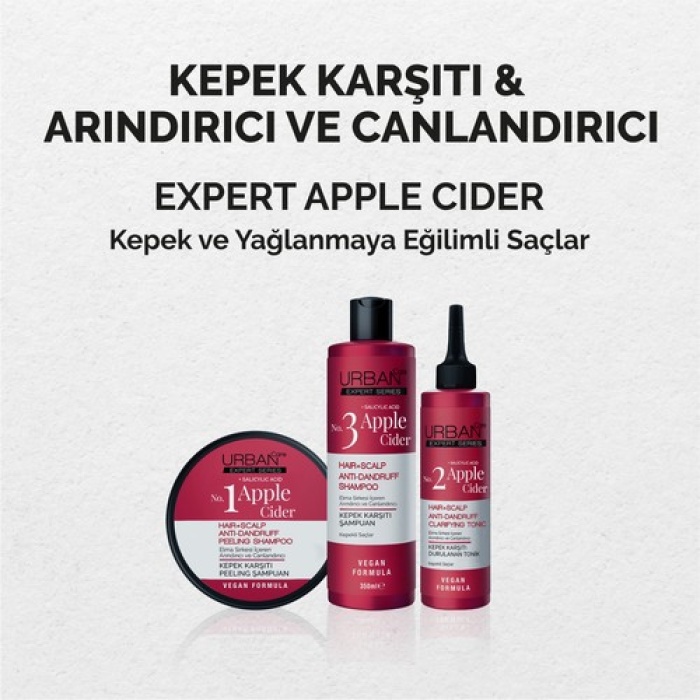 Urban Expert Elma Sirkesi Kepek Karşıtı Peeling Şampuan 200Ml