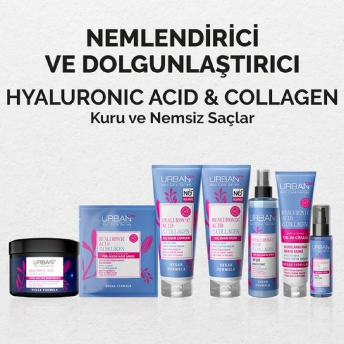 Urban Hyaluronic Acid & Collagen Durulanmayan Saç Bakım Kremi 150Ml