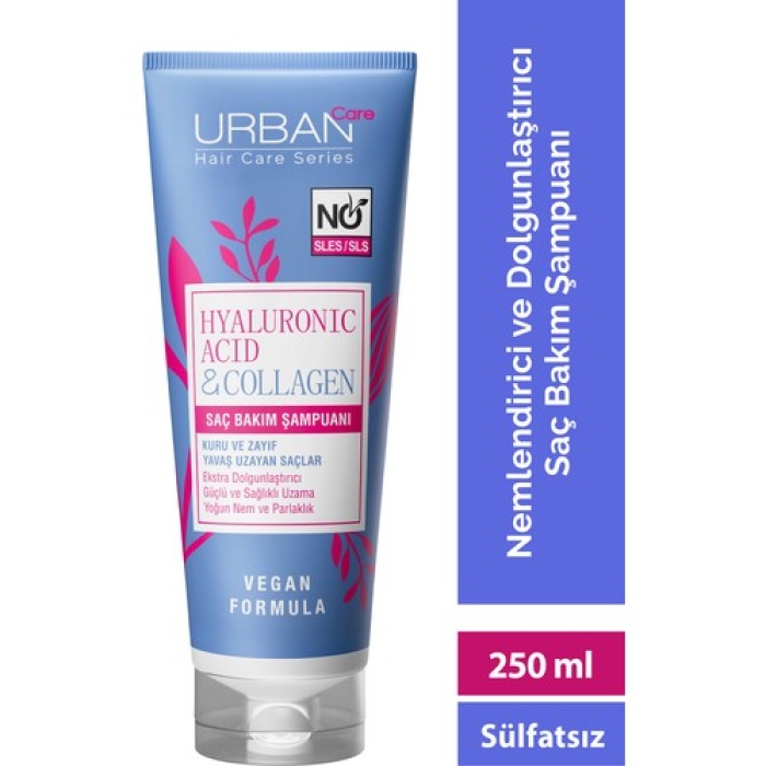 Urban Hyaluronic Acid & Collagen Şampuan 250Ml