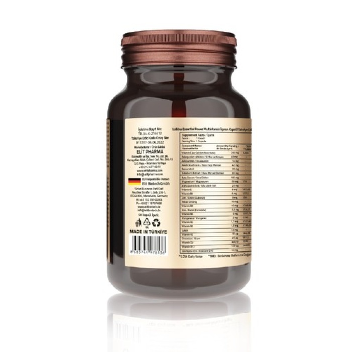 Valıdus Advanced Multıvıtamın Complex 30 Capsules (Drcaps)