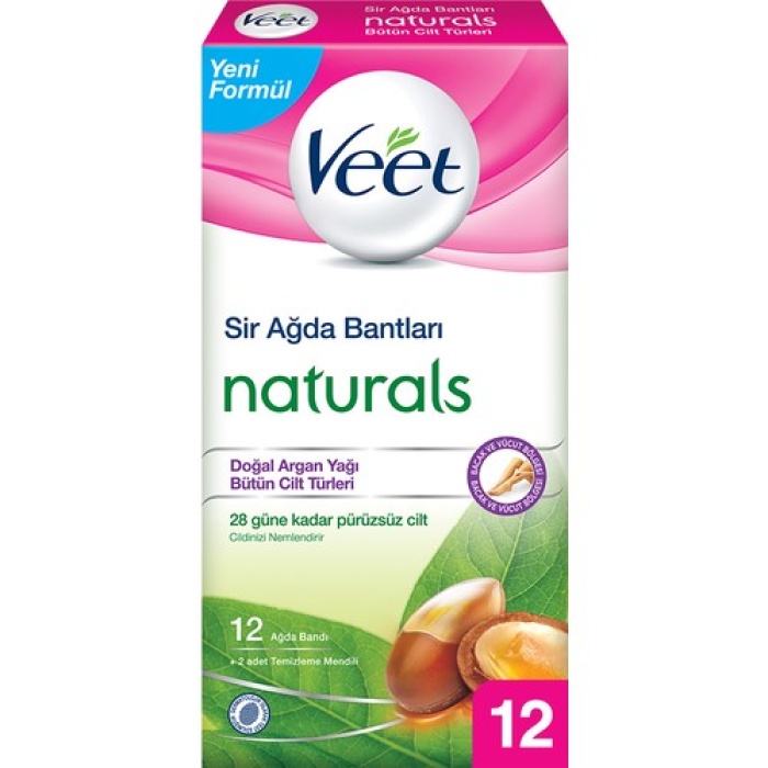 Veet Naturals Ağda Bandı Tüm Cilt Tipleri İçin 10 Adet