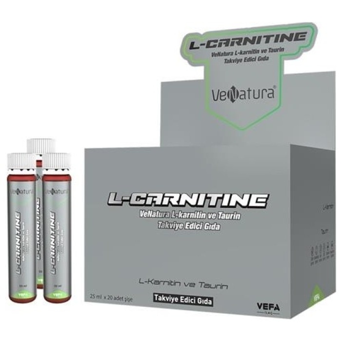 Venatura L-Karnıtın Ve Taurın 25Ml*20 Sıse