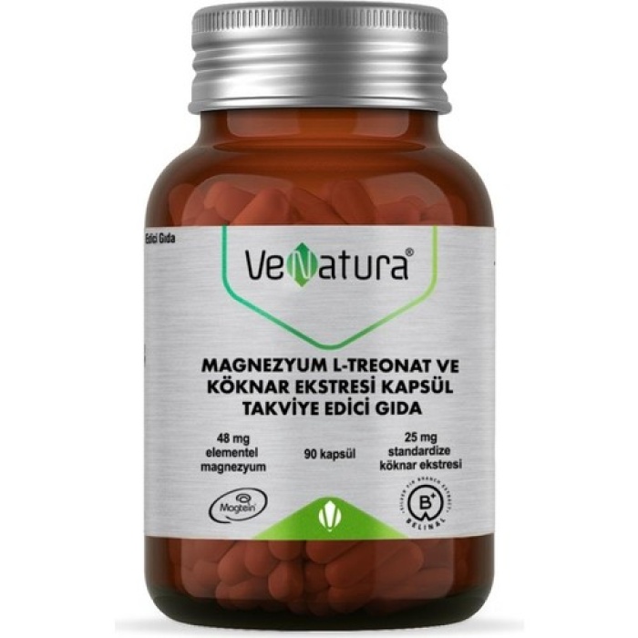Venatura Magnezyum L-Treonat Ve Koknar Ekst. 90 Kaps