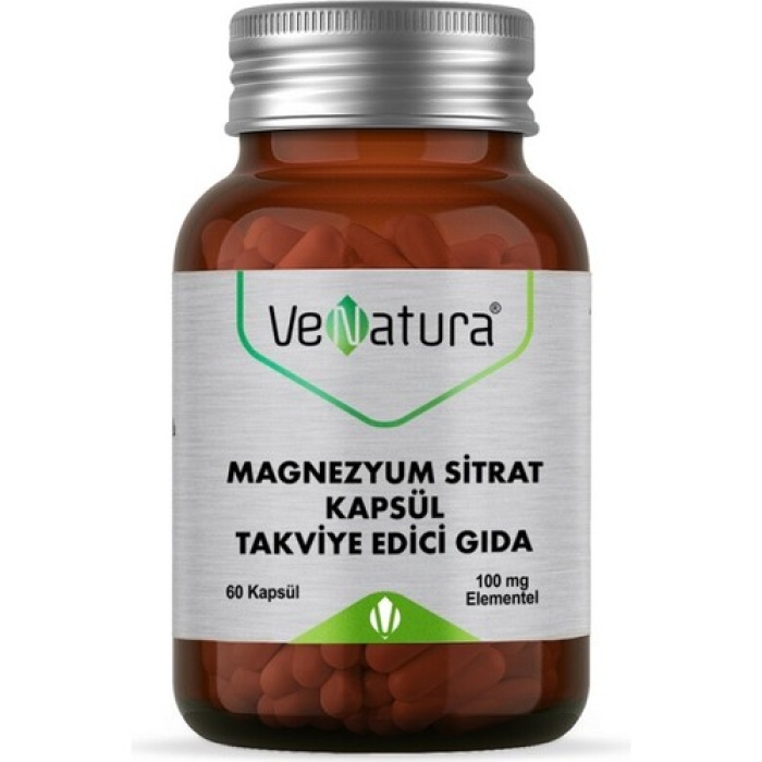 Venatura Magnezyum Sitrat 60 Kapsül