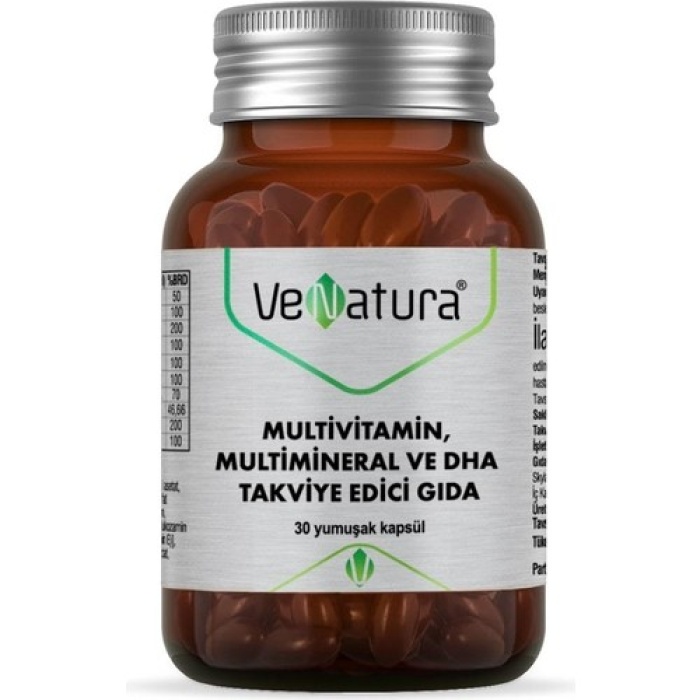 Venatura Multıvıtamın Multımın. Dha 30 Kaps