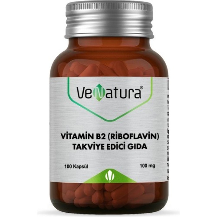 Venatura Vıtamın B2 (Rıboflavın) 100 Kaps.