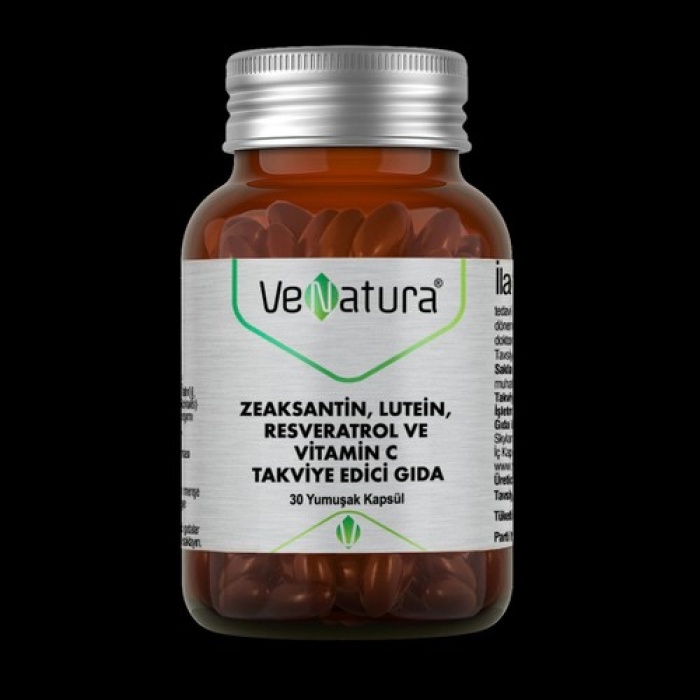Venatura Zeastaksantin Lutein Resveratrol Vitamin C 30 Kapsül