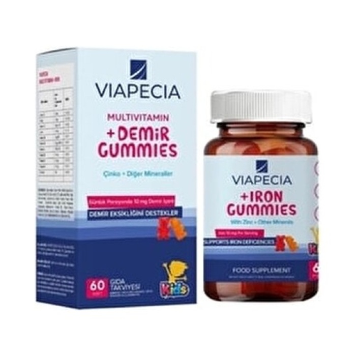 Vıapecıa Iron+Multıvıtamın Gummy
