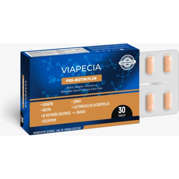 Vıapecıa Pro-Bıotın Plus 30 Tablet