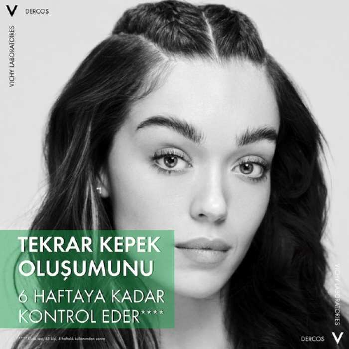 Vichy Dercos Anti-Pelliculaire Anti-Dandruff Kepek Karşıtı Şampuan 390 Ml - Kuru Saçlar
