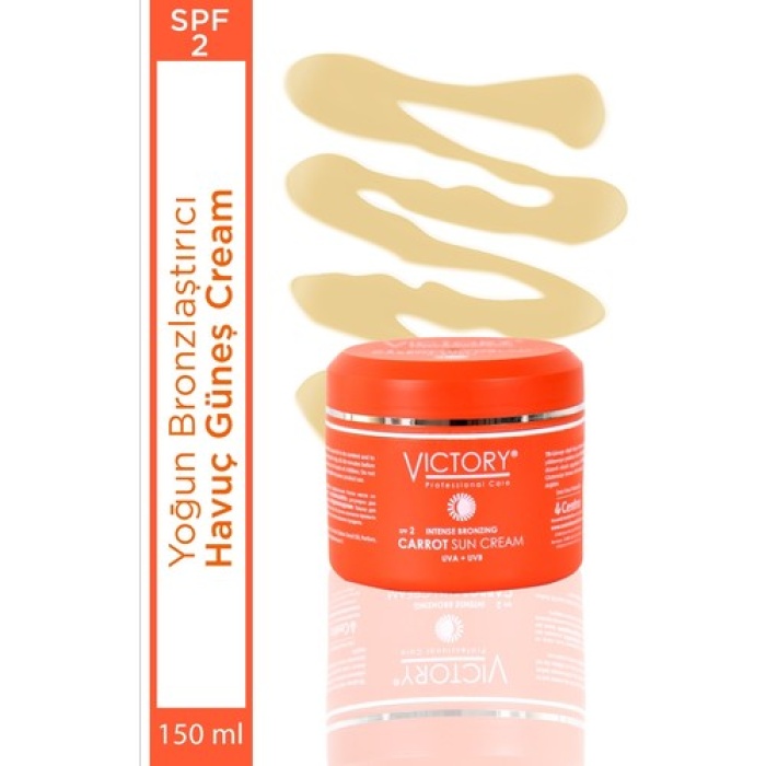 Vıctory Bronzlaştırıcı Havuç Kremi Spf 2 150 Ml